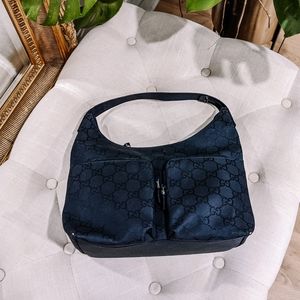 Vintage Gucci canvas hobo